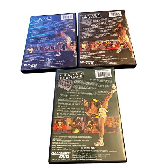 Billy Blanks Lot of (3) DVD Tae Bo Workout Cardio - Picture 2 of 3